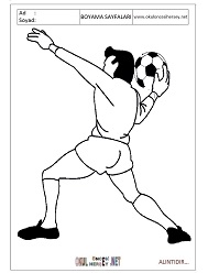 Futbol boyama sayfaları